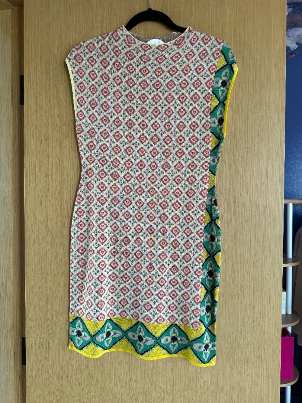 MISA Los Angeles Knit Printed Dress size Medium